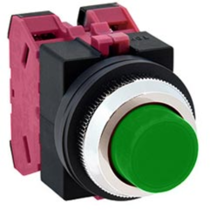 Ảnh của Nút nhấn nhả không đèn IDEC ABS202NG D25 2NC (Xanh)