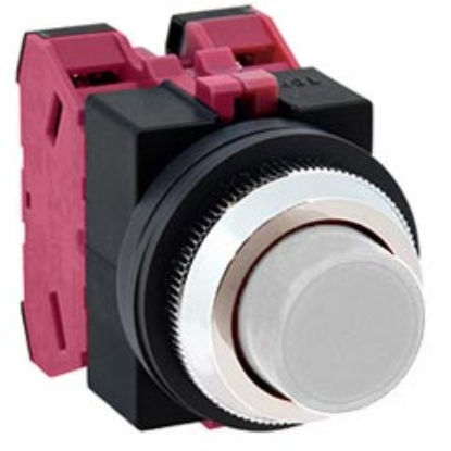 Ảnh của Nút nhấn nhả không đèn IDEC ABS202NW D25 2NC (Trắng)