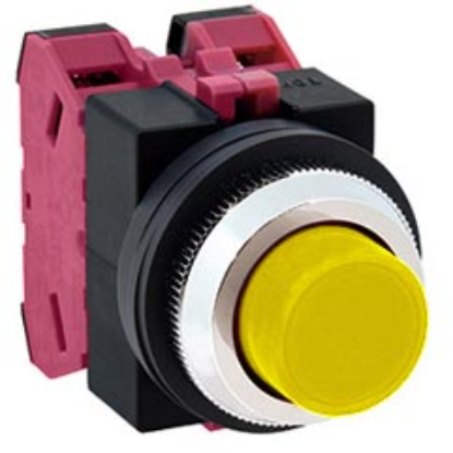 Ảnh của Nút nhấn nhả không đèn IDEC ABS202NY D25 2NC (Vàng)