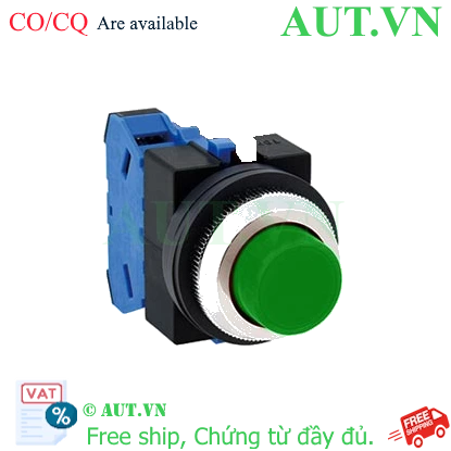 Ảnh của Nút nhấn nhả không đèn IDEC ABS210NG D25 1NO (Xanh)