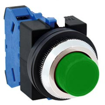 Ảnh của Nút nhấn nhả không đèn IDEC ABS210NG D25 1NO (Xanh)