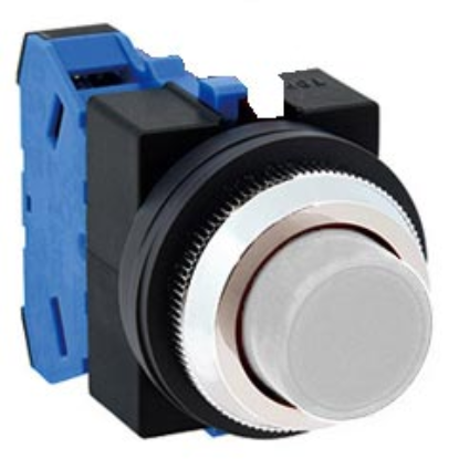 Ảnh của Nút nhấn nhả không đèn IDEC ABS210NW D25 1NO (Trắng)