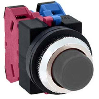 Ảnh của Nút nhấn nhả không đèn IDEC ABS211NB D25 1NO+1NC (Đen)