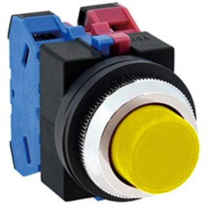 Ảnh của Nút nhấn nhả không đèn IDEC ABS211NY D25 1NO+1NC (Vàng)