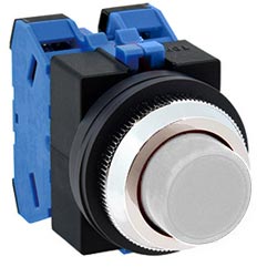 Ảnh của Nút nhấn nhả không đèn IDEC ABS220NW D25 2NO (Trắng)