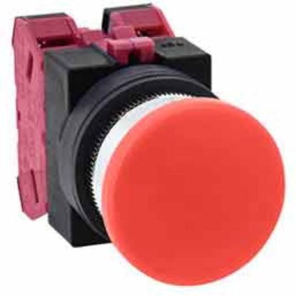 Ảnh của Nút nhấn nhả không đèn IDEC ABS302NR D25 2NC (Đỏ)
