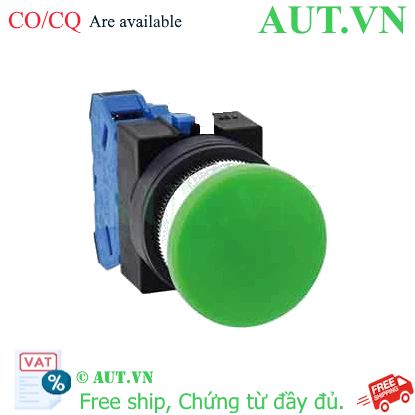 Ảnh của Nút nhấn nhả không đèn IDEC ABS310NG D25 1NO (Xanh)