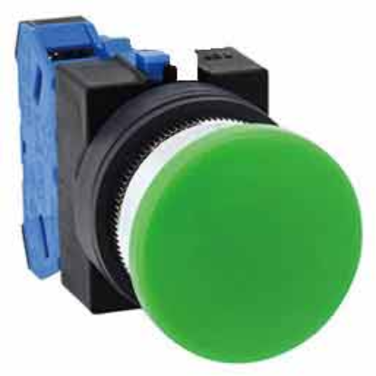 Ảnh của Nút nhấn nhả không đèn IDEC ABS310NG D25 1NO (Xanh)