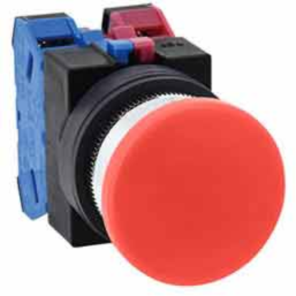 Ảnh của Nút nhấn nhả không đèn IDEC ABS311NR D25 1NO+1NC (Đỏ)
