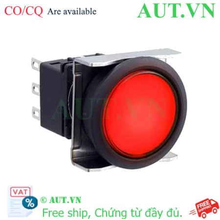 Ảnh của Nút nhấn giữ có đèn IDEC LBW6L-A1T24R 24VAC/DC D22 2NO+2NC (Đỏ)