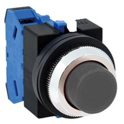 Ảnh của Nút nhấn nhả không đèn IDEC ABS210NB D25 1NO (Đen)