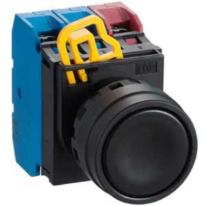 Ảnh của Nút nhấn nhả không đèn IDEC YW1B-M1E21B D22 2NO+1NC (Đen)