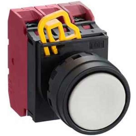 Ảnh của Nút nhấn nhả không đèn IDEC YW1B-M1E03W D22 3NC (Trắng)