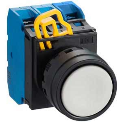 Ảnh của Nút nhấn nhả không đèn IDEC YW1B-M1E30W D22 3NO (Trắng)