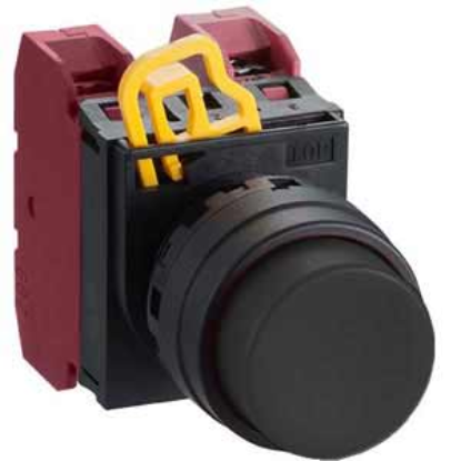 Ảnh của Nút nhấn nhả không đèn IDEC YW1B-M2E02B D22 2NC (Đen)