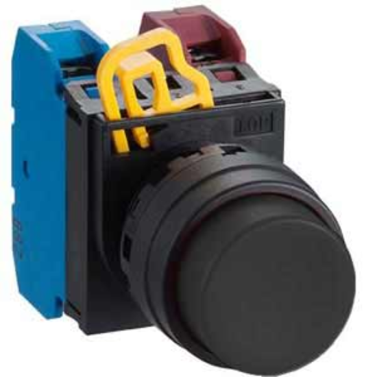 Ảnh của Nút nhấn nhả không đèn IDEC YW1B-M2E11B D22 1NO+1NC (Đen)