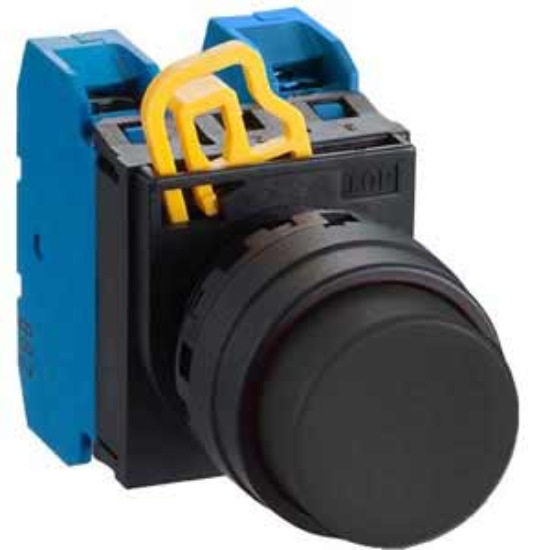 Ảnh của Nút nhấn nhả không đèn IDEC YW1B-M2E20B D22 2NO (Đen)