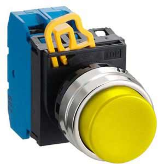 Ảnh của Nút nhấn nhả không đèn IDEC YW1B-M2E20Y D22 2NO (Vàng)