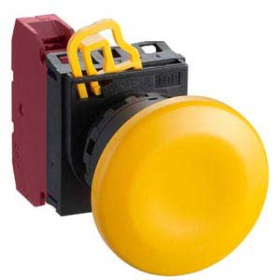 Ảnh của Nút nhấn nhả không đèn IDEC YW1B-M4E01Y D22 1NC (Vàng)