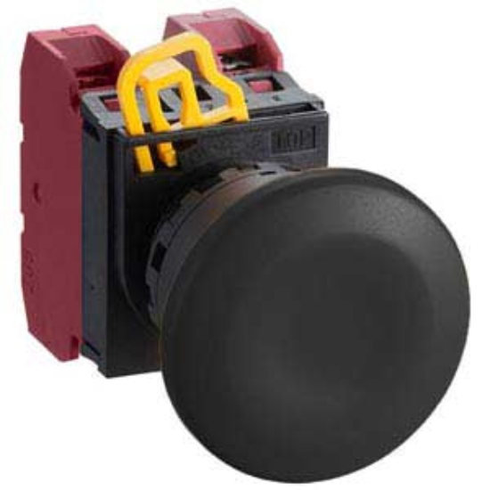 Ảnh của Nút nhấn nhả không đèn IDEC YW1B-M4E02B D22 2NC (Đen)
