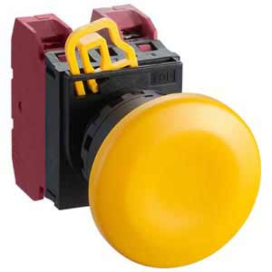 Ảnh của Nút nhấn nhả không đèn IDEC YW1B-M4E02Y D22 2NC (Vàng)