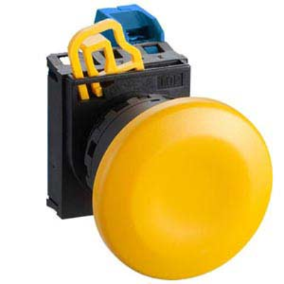 Ảnh của Nút nhấn nhả không đèn IDEC YW1B-M4E10Y D22 1NO (Vàng)