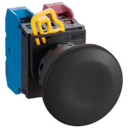 Ảnh của Nút nhấn nhả không đèn IDEC YW1B-M4E11B D22 1NO+1NC (Đen)