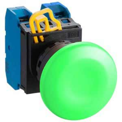Ảnh của Nút nhấn nhả không đèn IDEC YW1B-M4E20G D22 2NO (Xanh)