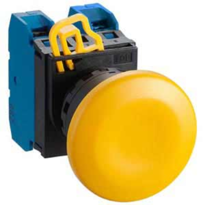 Ảnh của Nút nhấn nhả không đèn IDEC YW1B-M4E20Y D22 2NO (Vàng)