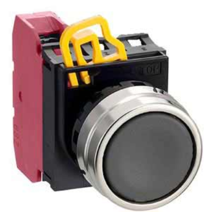 Ảnh của Nút nhấn nhả không đèn IDEC YW4B-M1E01B D22 1NC (Đen)