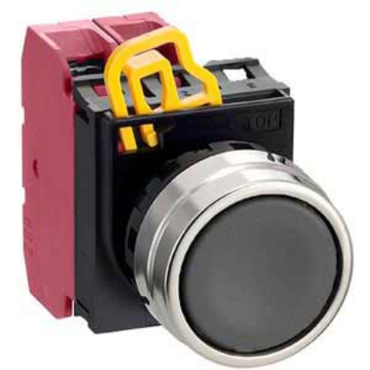 Ảnh của Nút nhấn nhả không đèn IDEC YW4B-M1E02B D22 2NC (Đen)