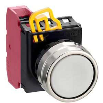 Ảnh của Nút nhấn nhả không đèn IDEC YW4B-M1E01W D22 1NC (Trắng)