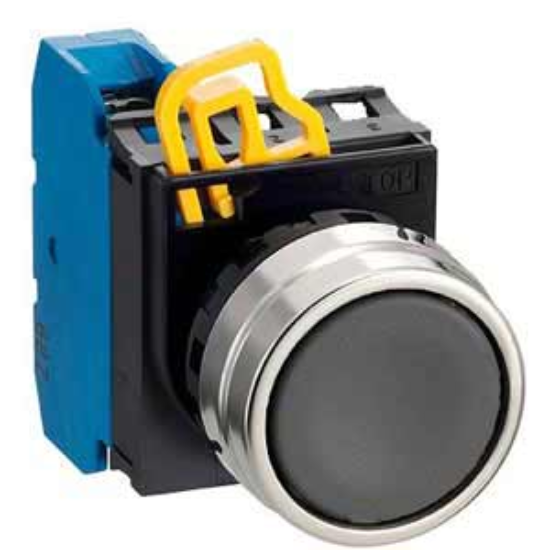 Ảnh của Nút nhấn nhả không đèn IDEC YW4B-M1E10B D22 1NO (Đen)
