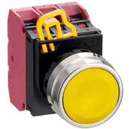 Ảnh của Nút nhấn nhả không đèn IDEC YW4B-M1E03Y D22 3NC (Vàng)
