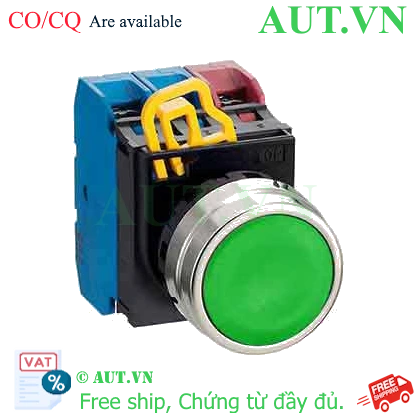 Ảnh của Nút nhấn nhả không đèn IDEC YW4B-M1E11G D22 1NO+1NC (Xanh)