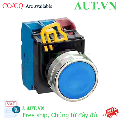 Ảnh của Nút nhấn nhả không đèn IDEC YW4B-M1E11S D22 1NO+1NC (Xanh)