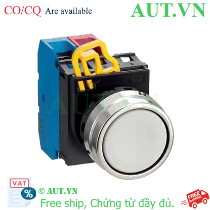 Ảnh của Nút nhấn nhả không đèn IDEC YW4B-M1E11W D22 1NO+1NC (Trắng)