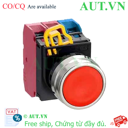 Ảnh của Nút nhấn nhả không đèn IDEC YW4B-M1E12R D22 1NO+2NC (Đỏ)