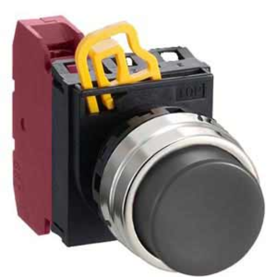 Ảnh của Nút nhấn nhả không đèn IDEC YW4B-M2E01B D22 1NC (Đen)