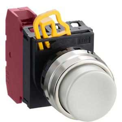 Ảnh của Nút nhấn nhả không đèn IDEC YW4B-M2E01W D22 1NC (Trắng)