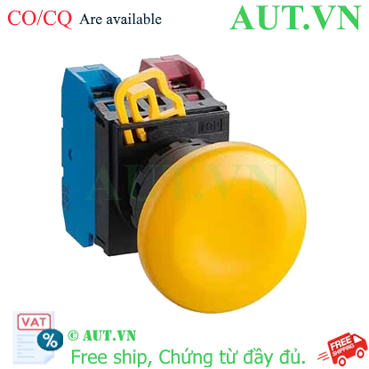 Ảnh của Nút nhấn giữ IDEC YW1B-A4E11Y, D22, 1NO+1NC, vàng
