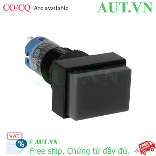Ảnh của Nút nhấn giữ không đèn IDEC AB1H-A1B D10 1NO+1NC (Đen)