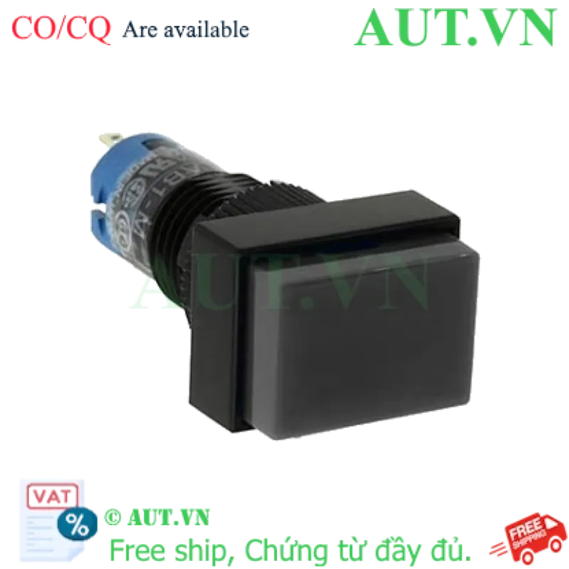 Ảnh của Nút nhấn giữ không đèn IDEC AB1H-A1B D10 1NO+1NC (Đen)