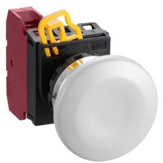 Ảnh của Nút nhấn nhả không đèn IDEC YW4B-M4E01W D22 1NC (Trắng)