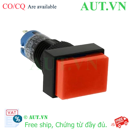 Ảnh của Nút nhấn giữ không đèn IDEC AB1H-A1LR D10 1NO+1NC (Đỏ)