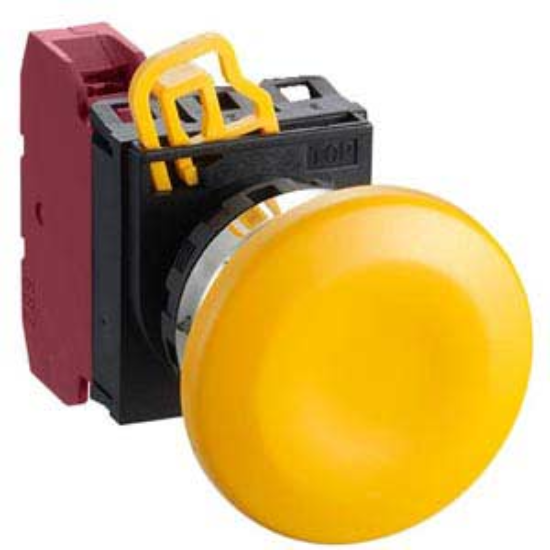 Ảnh của Nút nhấn nhả không đèn IDEC YW4B-M4E01Y D22 1NC (Vàng)