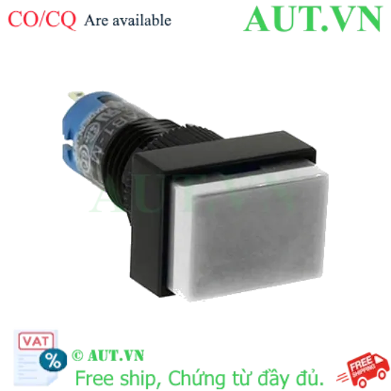 Ảnh của Nút nhấn giữ không đèn IDEC AB1H-A1W D10 1NO+1NC (Trắng)