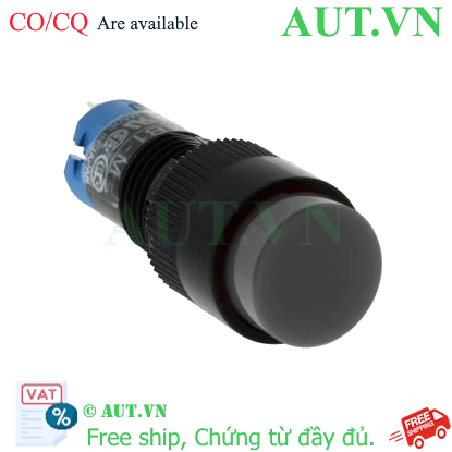 Ảnh của Nút nhấn giữ không đèn IDEC AB1M-A1B D10 1NO+1NC (Đen)