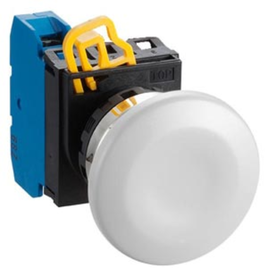 Ảnh của Nút nhấn nhả không đèn IDEC YW4B-M4E10W D22 1NO (Trắng)