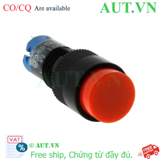 Ảnh của Nút nhấn giữ không đèn IDEC AB1M-A1LR D10 1NO+1NC (Đỏ)